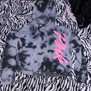 Fleece VS pink hoodie